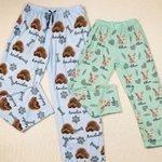 Personligt tassavtryck morot husdjur foto mjuk hudvänlig pyjamasbyxor med namn födelsedagspresent för familj vänner husdjursälskare