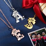 Letra Personalizada Inicial Gorro Diploma Llavero con Nombre y Año Grabado Regalo de Graduación para Graduados