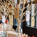 Personalized Graduation Wishes Card Tags with Ribbon Name and Year Set of 8 Party Decor Graduation Gift for Graduates