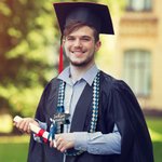 Personalisierte Graduierung Band Spitze geflochtene Halskette mit Graduierung Kappe Dekoration