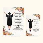Personalizzato Tutti i tuoi sogni intorno a te Fiore placca acrilica decorazione casa Classe di 2026 regalo di laurea