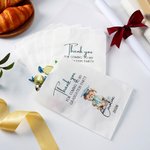 Personalized Cute Grad Cap Teddy Bear Food-Grade Paper Treat Bags Set of 20 Party Favors Graduation Gift for Class of 2026 Graduates