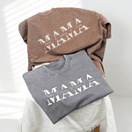 Personalized Mom Text Design Soft Distressed 100% Cotton T-shirt med 1-4 namn Daglig användning Mors dag Födelsedagspresent till kvinna Mamma
