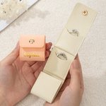 Personalised Simple Golden Name Foldable Jewellery Case Travel Essentials Daily Use Business Trip Gift for Girls Women