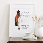 Impression personnalisée de souvenirs de fin d'études pour elle
