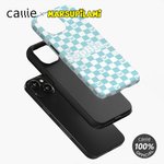 Spersonalizowane etui na telefon w szachownicę Marsupilami na iPhone'a z imieniem i nazwiskiem Codzienny prezent urodzinowy dla kobiet i dziewcząt | Callie × Marsupilami®