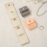Personalised Simple Golden Name Foldable Jewellery Case Travel Essentials Daily Use Business Trip Gift for Girls Women