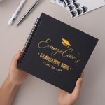 Personalized Graduation Name and Year Photo Guestbook with Ballpoint Pen and Stickers Graduation Keepsake Gift for Graduates