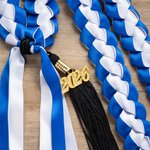 Personalisierte handgemachte Flechtung Graduierung Lei Ehre Band mit Namen Klasse 2026 Abschlussfeier Geschenk für Absolventen