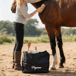 Personalized Horse Photo Waterproof Large Capacity Hanging Horse Blanket Bag with Name Equestrian Birthday Gift for Horse Lovers