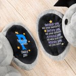 Gepersonaliseerd Olifant Bewaar Speelgoed met Voorletter Naam Jaar Klas van 2026 School Grad Gift voor Afgestudeerden