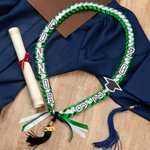 Personalisierte handgemachte Flechtung Graduierung Lei Ehre Band mit Namen Klasse 2026 Abschlussfeier Geschenk für Absolventen
