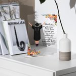 Personalizzato Tutti i tuoi sogni intorno a te Fiore placca acrilica decorazione casa Classe di 2026 regalo di laurea