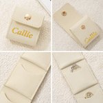 Personalised Simple Golden Name Foldable Jewellery Case Travel Essentials Daily Use Business Trip Gift for Girls Women