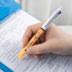 Stetoscopio personalizzato Glitter 3-In-1 penna a sfera con nome Set di 2 Compleanno Infermiere Settimana Apprezzamento Regalo per infermiere Studente Medico