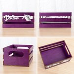 Personalisierte Glitter Graduation Cap Holzkiste Aufbewahrungsbox mit Text und Jahr Party Accessoire Graduation Geschenk für Absolventen