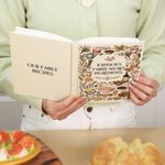 Libreta A5 personalizada con texto Flores de jardín Alimentos Condimentos Especias Regalo de cumpleaños Día de la madre para los amantes de la cocina que se mudan de casa