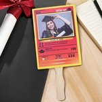Personalized Game Card Design Graduation Handheld Photo Fans with Name and Year Birthday Graduation Party Favors Gift for Class of 2026 Graduates