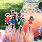 Lot de 15 Agitateurs de Boisson en Acrylique Personnalisés avec Photo de Visage Amusante Cadeau de Fin d'Études pour les Diplômés 2026