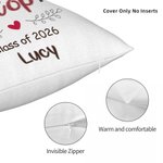 Personalised Photo and Text Soft Cushion Cover Home Decor Valentine's Day Mother's Day Graduation Gift for Couple Mom