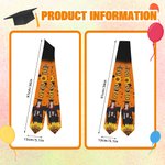 Collage de Fotos Personalizado Estola de Graduación de Flores Multicolor con Texto Class Of 2026 Regalo de Graduación para Graduados