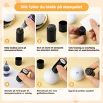 Personlig golfballstempel med initialer og metallboks perfekt bursdagsgave og farsdagsgave til golfere