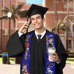Personalized Photo Collage Multicolour Sport Graduation Stoles with Text Class Of 2026 Graduation Gift for Graduates