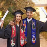 Personalized Photo Collage Multicolour Sport Graduation Stoles with Text Class Of 2026 Graduation Gift for Graduates