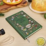 Libreta A5 personalizada con texto Flores de jardín Alimentos Condimentos Especias Regalo de cumpleaños Día de la madre para los amantes de la cocina que se mudan de casa