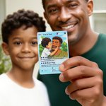 Personalized Funny Classic TCG Poke Card with Photo Glitter Family Game Card Celebrating Graduation Card Birthday Gift for Women Men Family