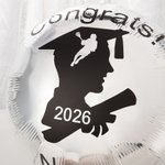 Gorro de Graduación Personalizado Silueta Béisbol Voleibol Deportes Papel de Aluminio Globo con Texto y Año Productos para Fiestas Regalo de Graduación para Graduados