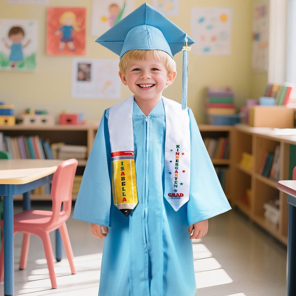 Henkilökohtainen kynä Shape Star Lastentarha Valmistuminen Stoles Stoles Puku nimi ja Grade Class of 2026 Lastentarha Valmistuminen lahja lapsille
