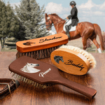 Peigne de toilettage personnalisé pour chevaux avec nom Cadeau d'anniversaire pour propriétaire de cheval Amoureux des chevaux