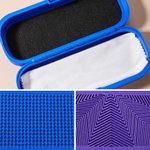 Etui à lunettes personnalisé imprimé en 3D avec nom et initiales Utilisation quotidienne Cadeau d'anniversaire pour étudiants Seniors Officiers