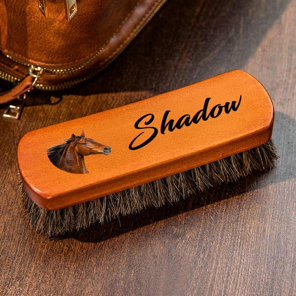 Personalised Horse Photo Grooming Comb Brush with Name Daily Use Birthday Gift for Horse Owner Horse Lover