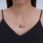 Gepersonaliseerde 1-5 Geboortestenen Roterende Ketting met Initiaal Sieraad Verjaardag Verjaardag Moederdag Cadeau voor Moeder Vriendin