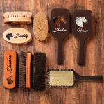 Peigne de toilettage personnalisé pour chevaux avec nom Cadeau d'anniversaire pour propriétaire de cheval Amoureux des chevaux