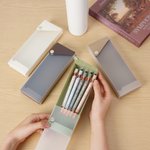 Set di penne a sfera personalizzate multicolore con incisione di qualsiasi icona 5 pezzi con stilo e testo Regalo di laurea per colleghi e amici