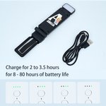 Personnalisé Cartoon Character Initial LED Rechargeable Light Clip with Name Reading Accessories Birthday Gift for Book Lovers Bookworms