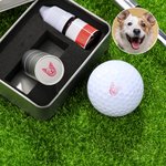 Personalizzato Avatar faccia foto timbro palla da golf identificazione palla Mark Compleanno Club regalo di formazione per i giocatori di golf appassionati