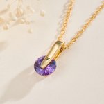 Gepersonaliseerde 1-5 Geboortestenen Roterende Ketting met Initiaal Sieraad Verjaardag Verjaardag Moederdag Cadeau voor Moeder Vriendin