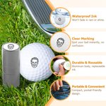 Personalizzato Avatar faccia foto timbro palla da golf identificazione palla Mark Compleanno Club regalo di formazione per i giocatori di golf appassionati