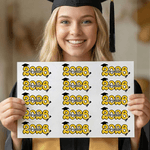 Personlig 2026 Graduation Cap Scroll Vanntette klistremerker med navn Sett med 2 Graduation Party Decoration Favor for Graduates