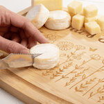 Tabla para cortar embutidos personalizada con título y ranura para zumo Regalo de inauguración de la casa para mamá Pareja Familia