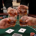 Spersonalizowana szklanka do whisky Football Team Pour Line 10 uncji z imieniem na Dzień Ojca i prezent urodzinowy dla fanów piłki nożnej