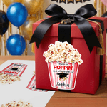 Personalized Thanks for Poppin' By to Celebrate with Me Waterproof Stickers Labels with Name Gift Decor Graduation Party Favor for Graduates