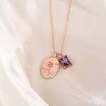 Henkilökohtainen Retro syntymä kukka syntymäkivi kaulakoru Dainty korut äitienpäivä syntymäpäivä vuosipäivä lahja äidille Grandmom naiset