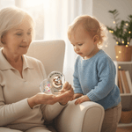 Personlig tegneserie dyreblomst hjerteformet akrylplakett med navn Hjemmedekorasjon Morsdagsgave til mamma bestemor