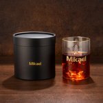 Personligt whiskyglas med humoristisk finger-design 370 ml rolig present till vän perfekt för fredagsmys