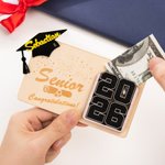 Personalized Class of 2026 Graduation Cap Wooden Money Holder with Name Graduation Gift for Graduates